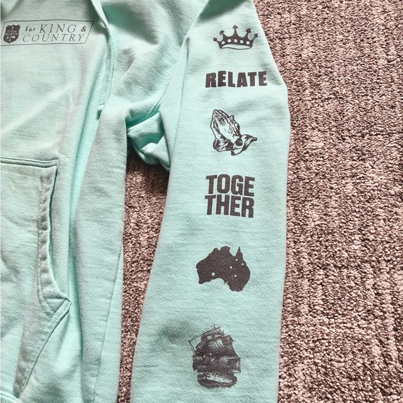 Mint Green Hoodie - Picture 3 of 5